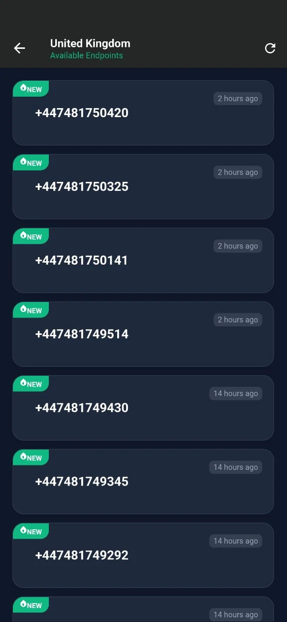 Private Number: Burner SMS screenshot